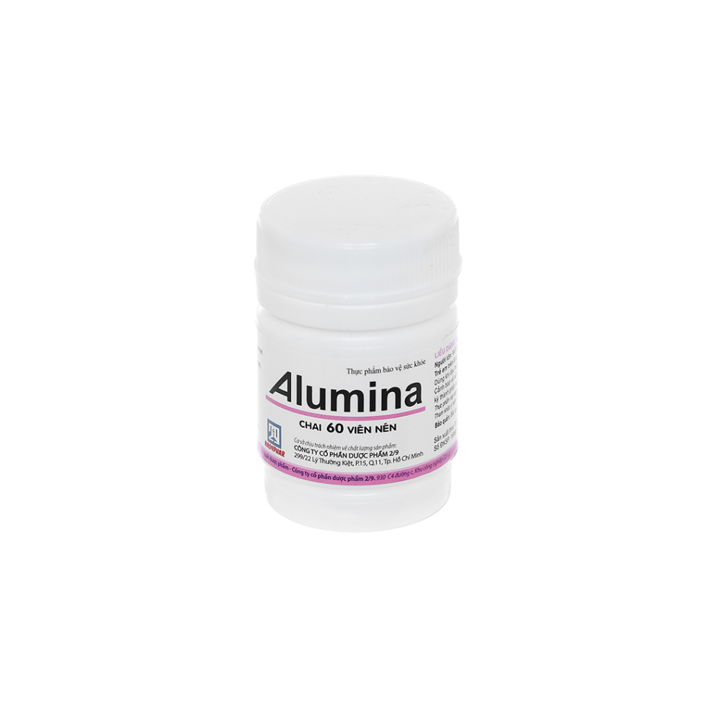 Alumina Cải Thiện Đau Dạ Dày Chai 60 Viên