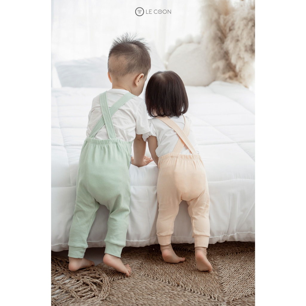 LE COON | Bộ Quần Yếm Túi Hông | COMFY | 3 tháng-3 tuổi