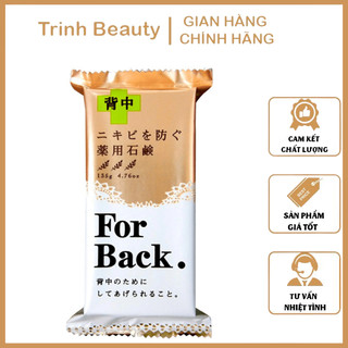 Xà phòng nhật bản hỗ trợ giảm mụn lưng pelican for back medicated soap 135g