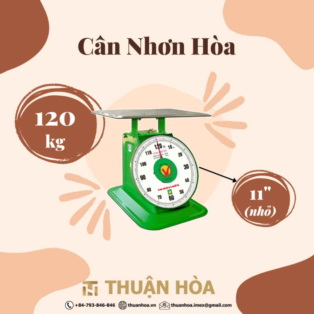 Cân Nhơn Hòa 100kg 120kg - Cân lớn