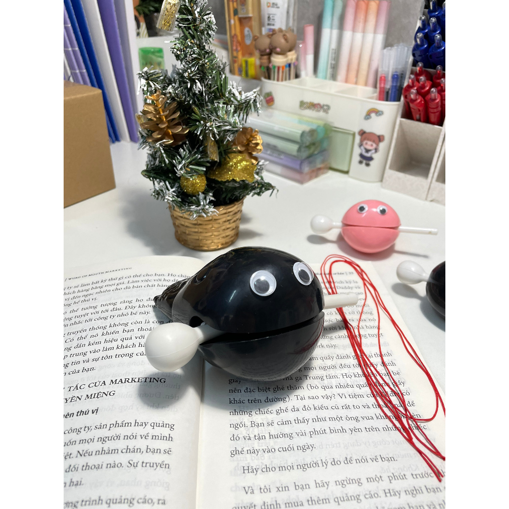 Bộ mõ gõ mini dễ thương đồ chơi giảm stress hiệu quả cho học sinh và dân văn phòng