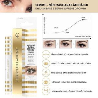 Serum dưỡng mi cấp tốc christian laurent giúp lông mi mọc dài dày mi chắc khỏe ngăn ngừa rụng mi