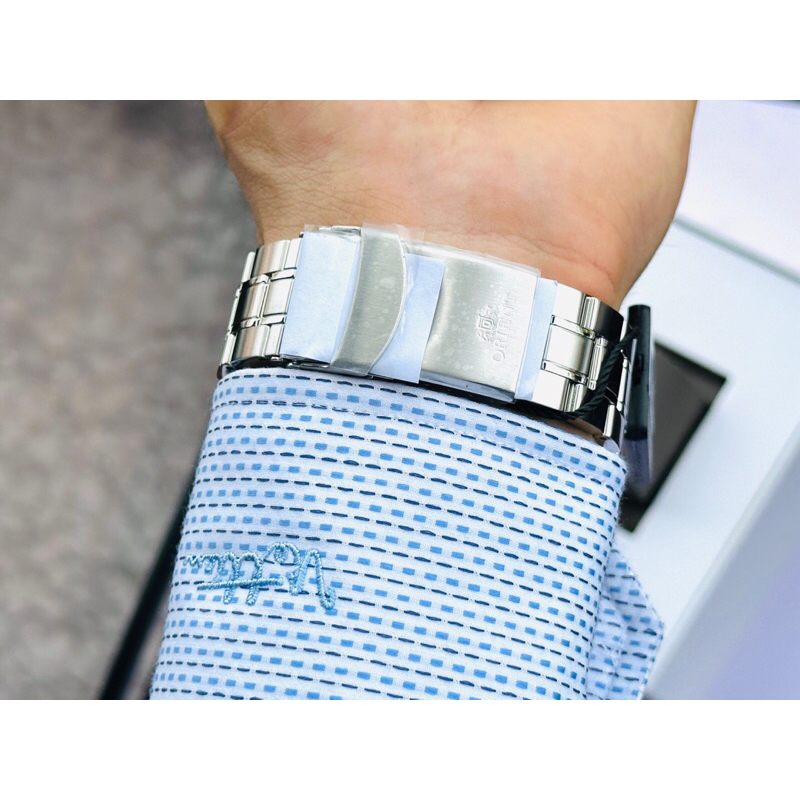 Đồng hồ nam dây thép Orient Mako 4 Pepsi Kamasu RA AA0812L19B