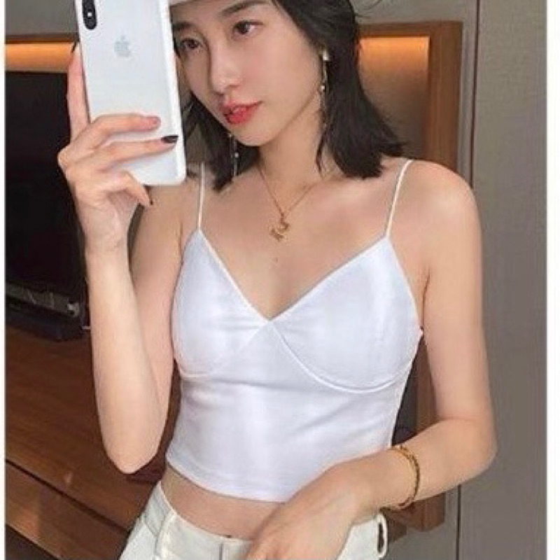 Áo bra có mút ngực dây kéo hai bên