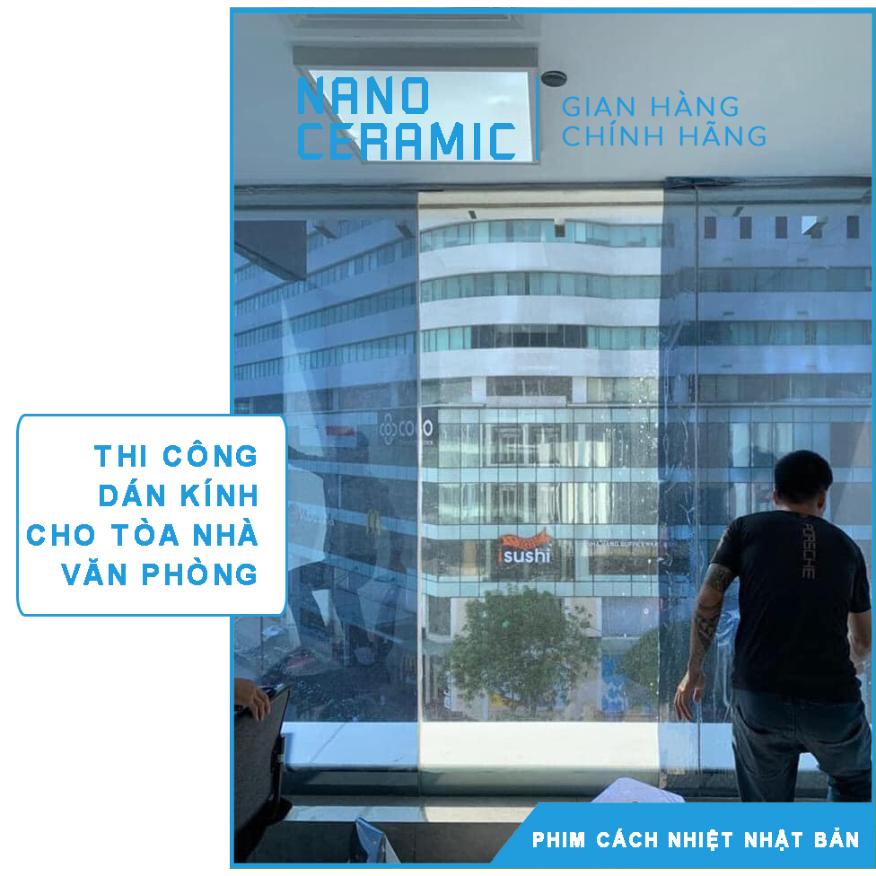 Giấy decal dán kính chống nắng nóng UV , Film cách nhiệt cửa sổ Phim phản quang cho cửa kính chống nhìn trộm
