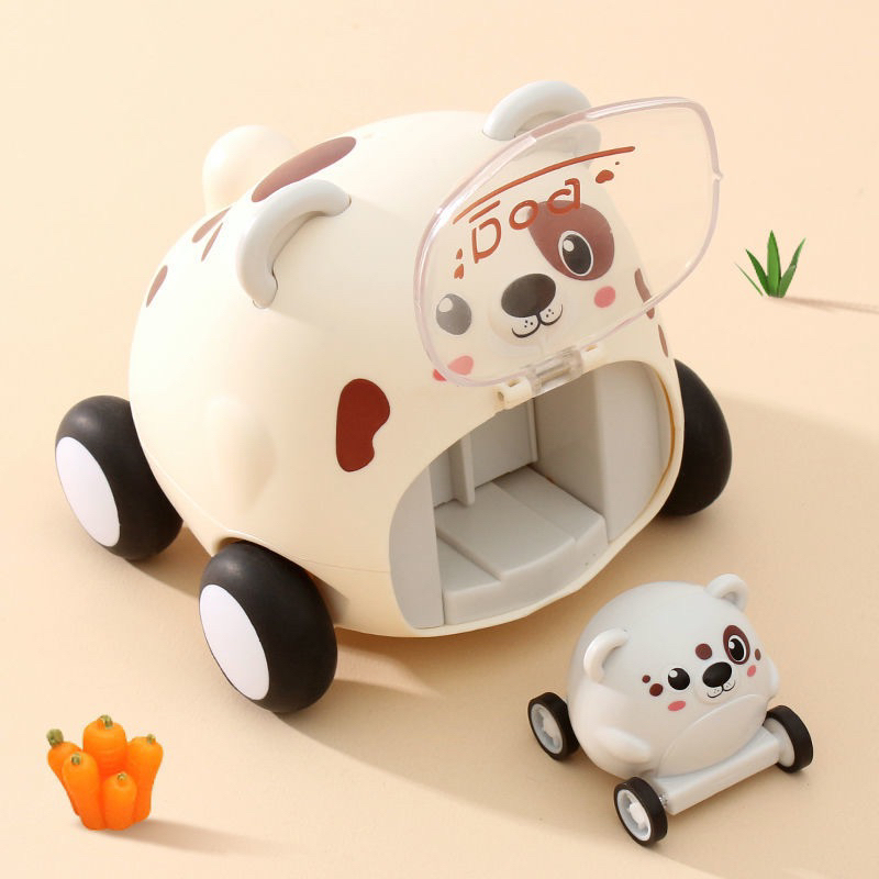 Xe ô tô đồ chơi hình chú gấu dễ thương