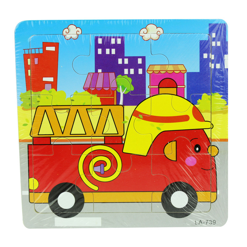 Tranh ghép hình cho bé bẵng gỗ 9 miếng - đồ chơi thông minh phát triển tư duy trẻ em XH99