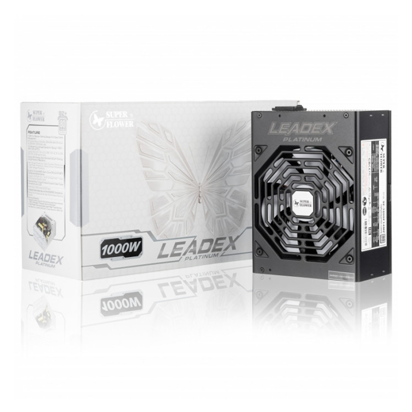 Nguồn Máy Tính - PSU Super Flower Leadex Platinum SF-1000F14MP 1000W - Màu Đen - 1000W Plus Platinum - Hoả Tốc HCM
