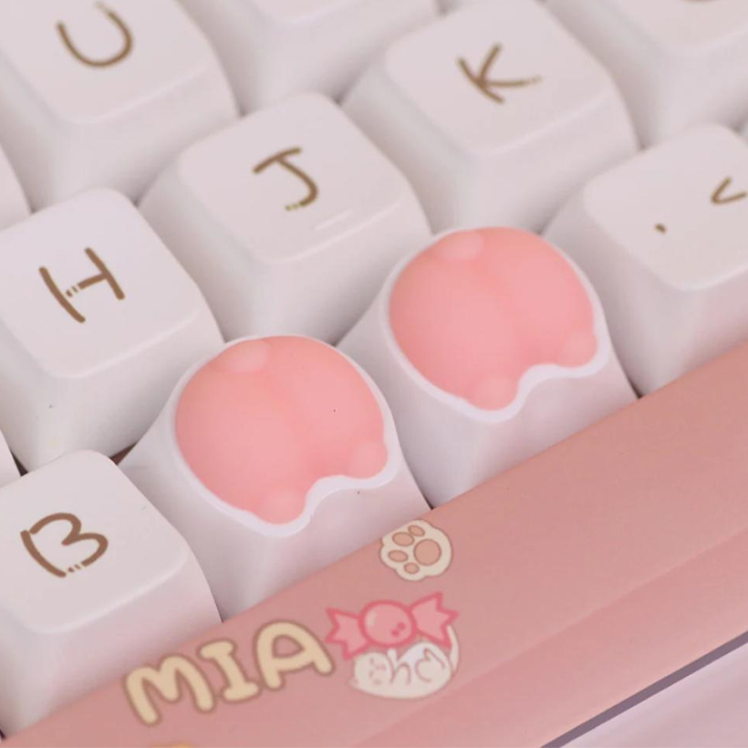 Bộ Keycaps Trang Trí Dễ Thương Dành Cho Bạn Gái - Cat Paws Artisan Keycaps - Hàng Chính Hãng - Hoả Tốc HCM