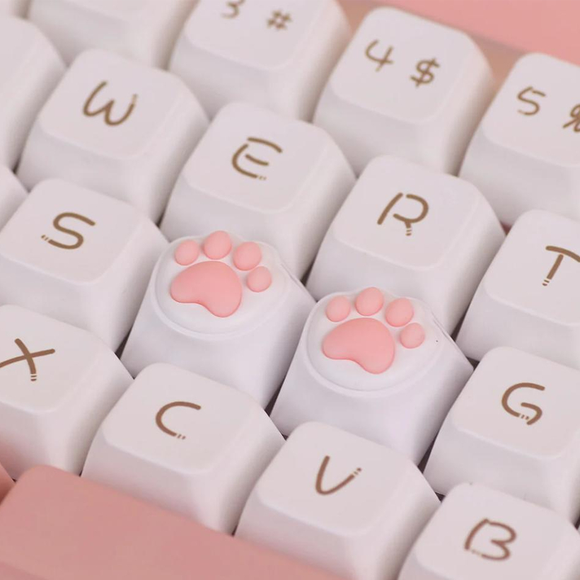 Bộ Keycaps Trang Trí Dễ Thương Dành Cho Bạn Gái - Cat Paws Artisan Keycaps - Hàng Chính Hãng - Hoả Tốc HCM