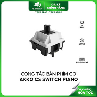 Công tắc bàn phím cơ - akko cs switch piano | lubed - hàng chính hãng