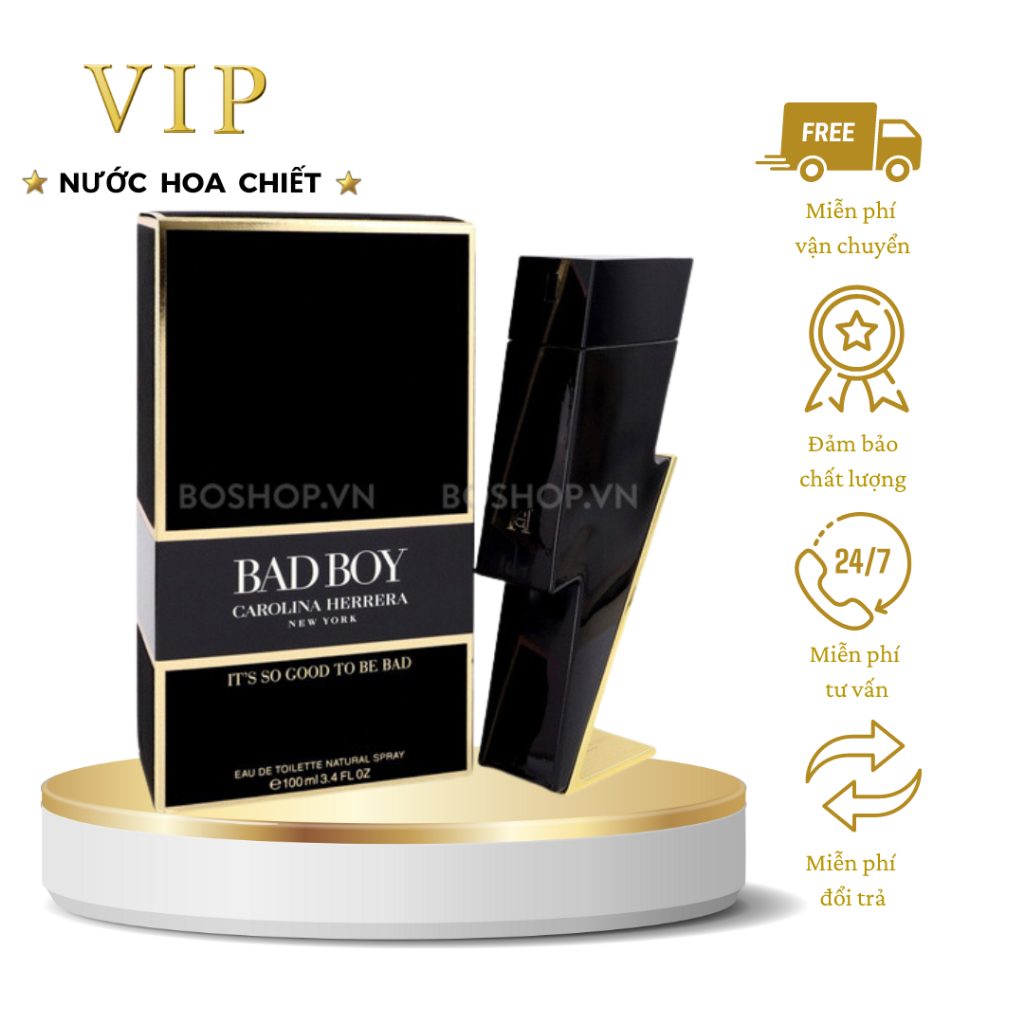 Nước hoa nam BadBoy EDP Cá tính mạnh mẽ dùng thử chiết 10ml - VIP
