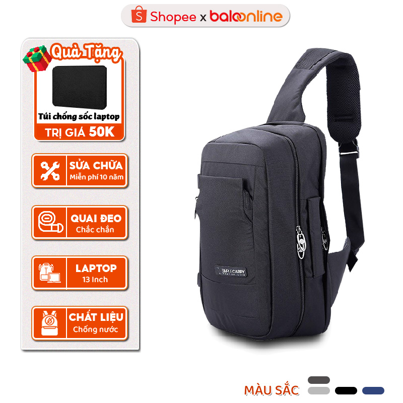 Balo/Túi Đeo Chéo LapTop 13 Inch Simplecarry Sling Big Chất Liệu Polyester Chống Nước Cao Cấp | BigBuy360 - bigbuy360.vn