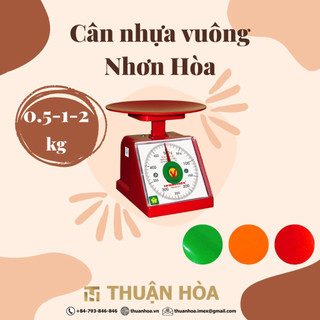 Cân nhựa vuông nhơn hòa 500g - 1kg - 2kg
