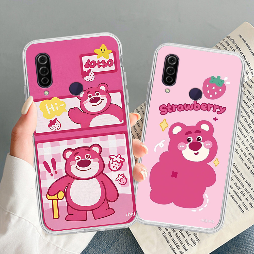 Ốp lưng vsmart Joy 3 / vsmart Joy3 plus / vsmart joy 3+ in hình gấu dâu siêu dễ thương cute lạ