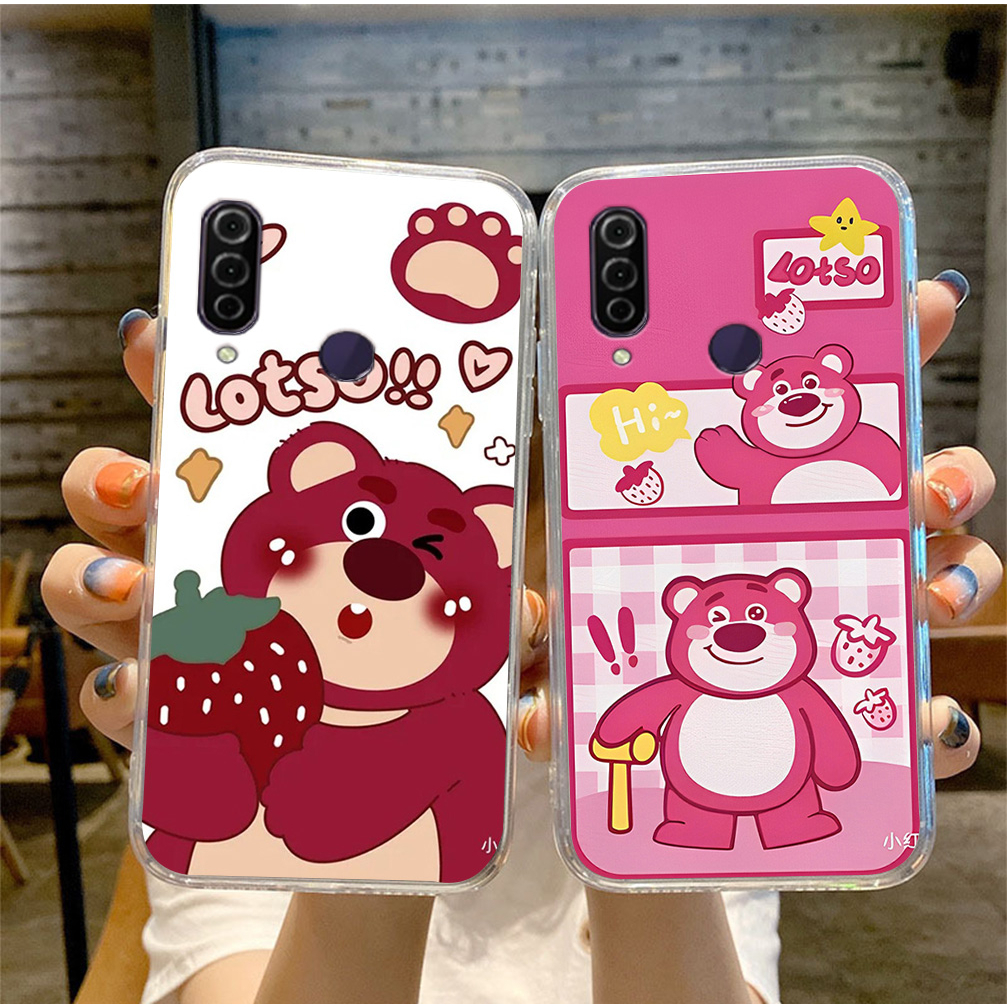 Ốp lưng vsmart Joy 3 / vsmart Joy3 plus / vsmart joy 3+ in hình gấu dâu siêu dễ thương cute lạ