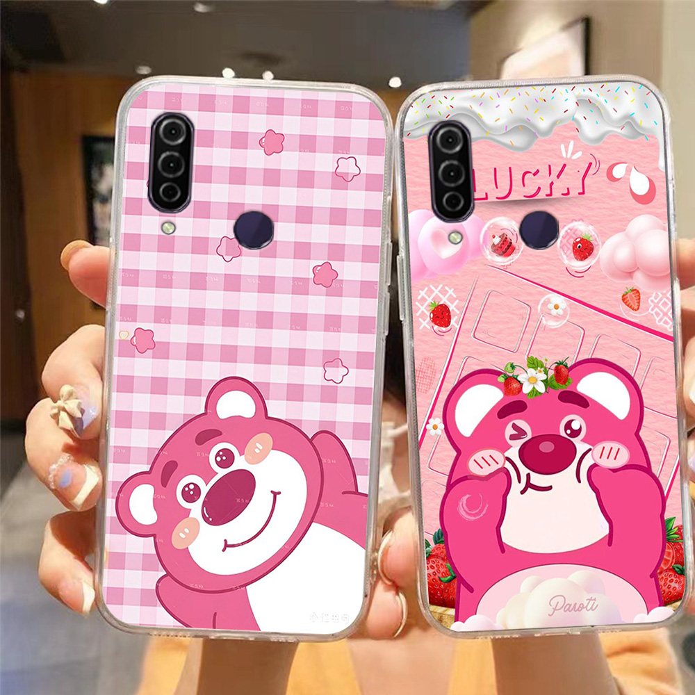 Ốp lưng vsmart Joy 3 / vsmart Joy3 plus / vsmart joy 3+ in hình gấu dâu siêu dễ thương cute lạ