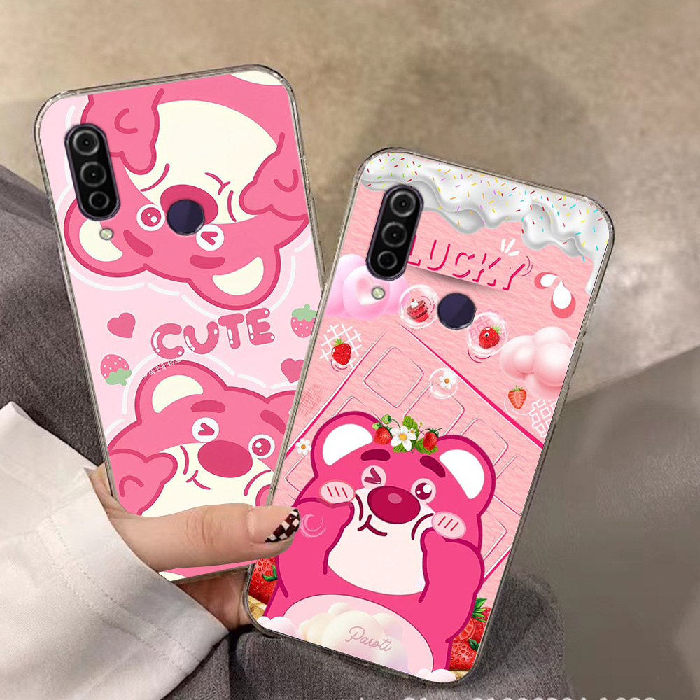 Ốp lưng vsmart Joy 3 / vsmart Joy3 plus / vsmart joy 3+ in hình gấu dâu siêu dễ thương cute lạ