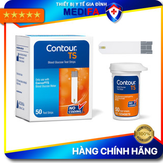 Que Thử Đường Huyết CONTOUR TS Công Nghệ Cảm Ứng Điện Cức, Không Cần Chip Code