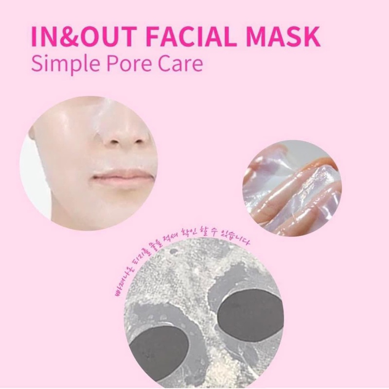Mặt nạ thải độc hút dầu sạch sâu B:VID IN& OUT mask LAMII BEAUTY