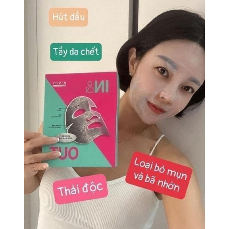 Mặt nạ thải độc hút dầu sạch sâu B:VID IN& OUT mask LAMII BEAUTY