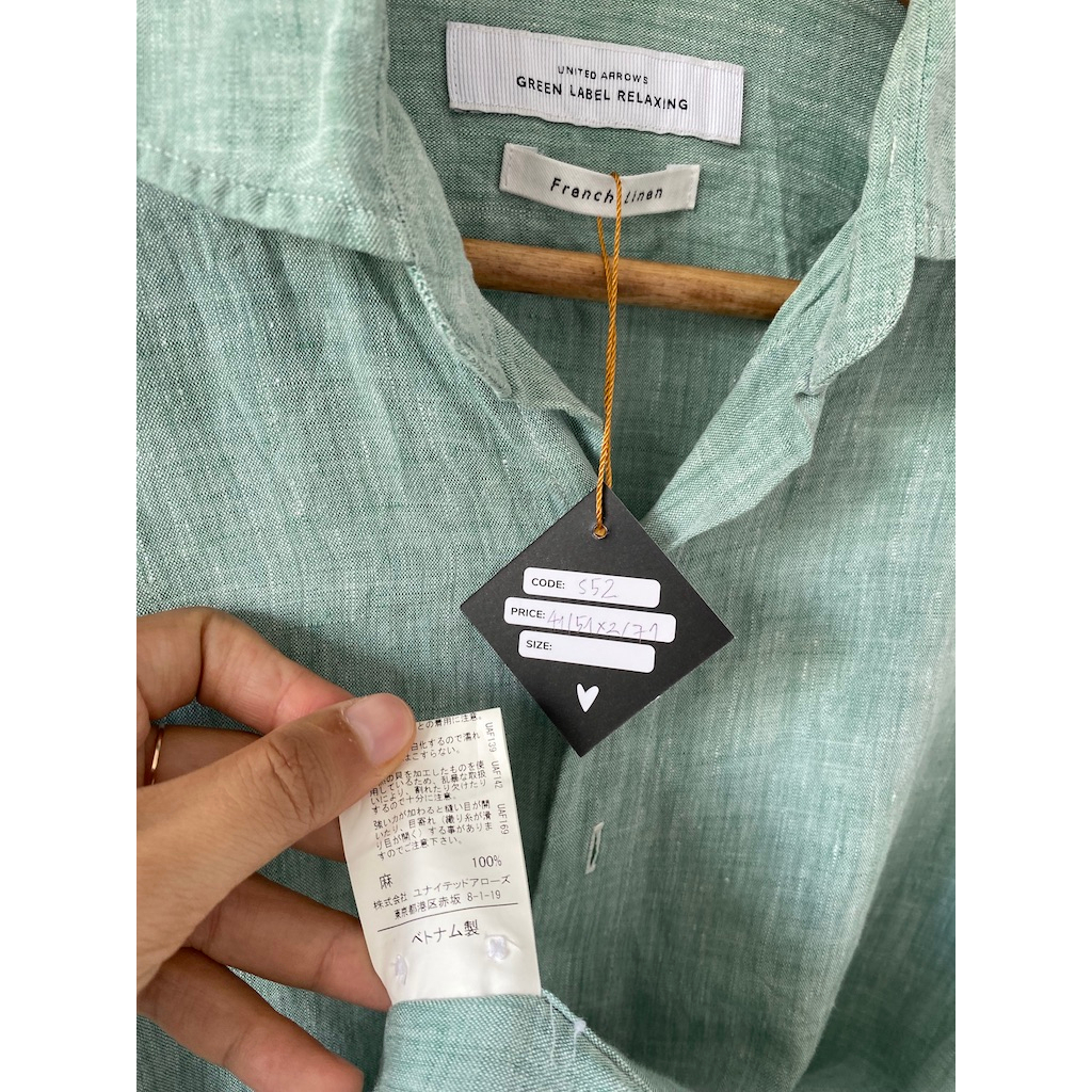 Sơ mi nữ Nhật - sơ mi unisex - sơ mi secondhand - sơ mi linen - sơ mi mùa hè - sơ mi nam