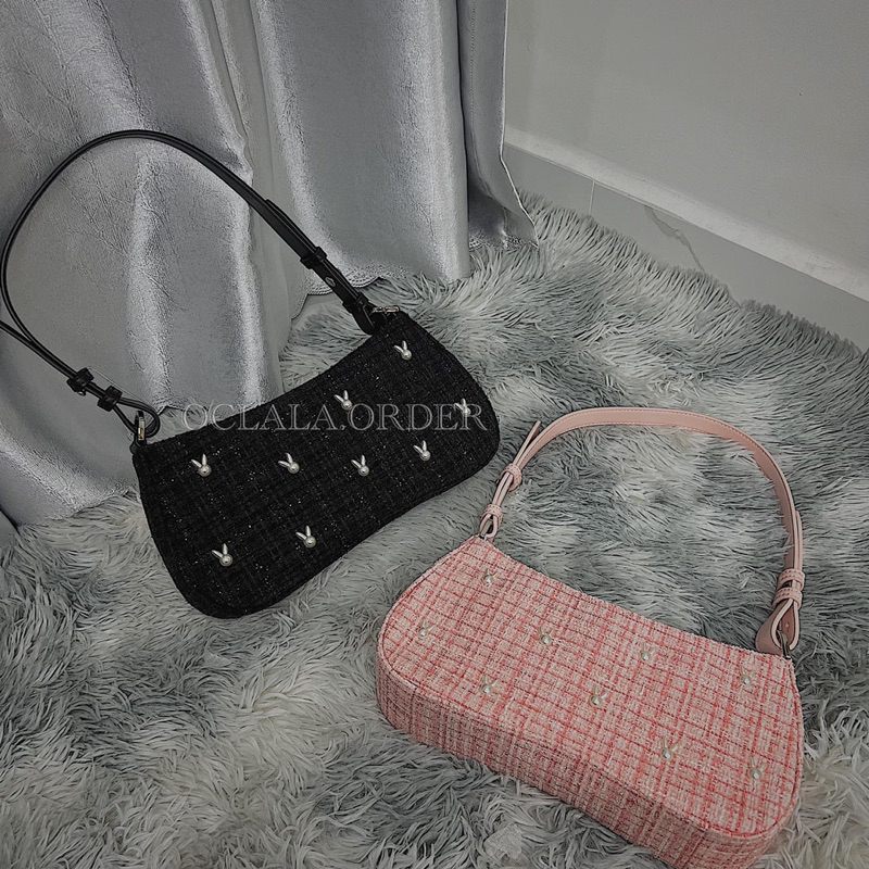 TÚI KẸP NÁCH CNK ĐÍNH THỎ