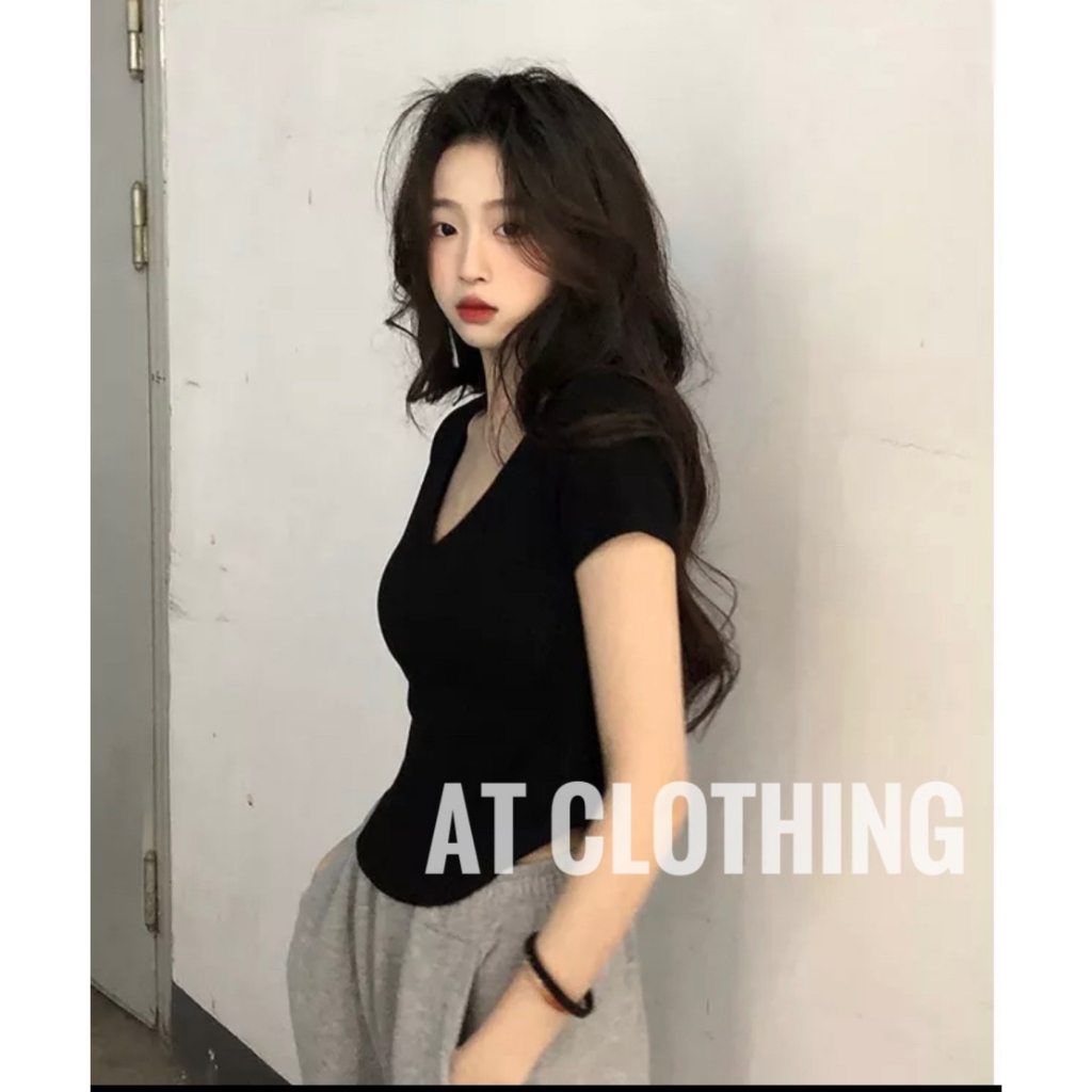 Áo Vạt Bầu Cổ Tim From Dài AT CLOTHING