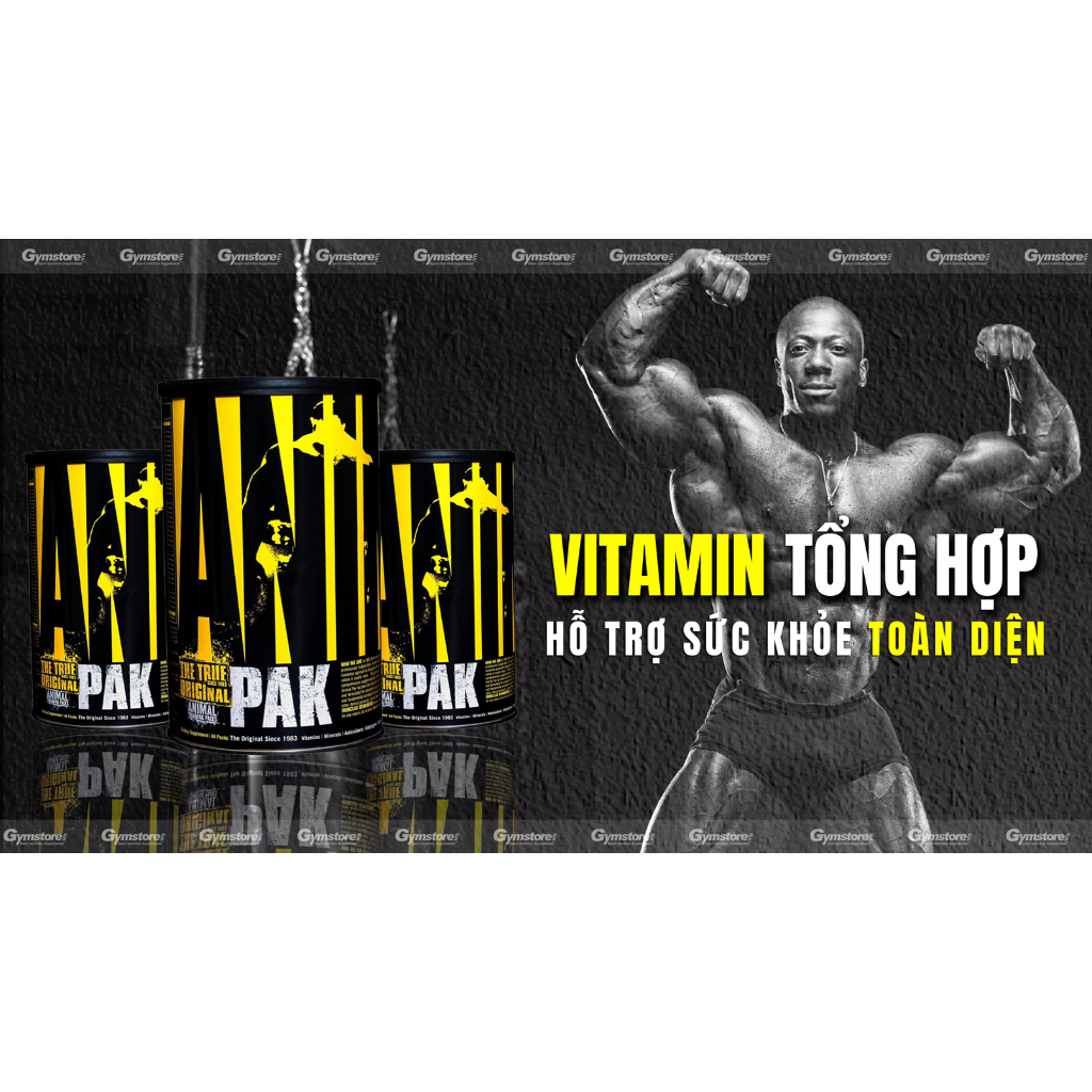 Vitamin tổng hợp Universal Nutrition Animal Pak,  nhập khẩu Mỹ - Gymstore