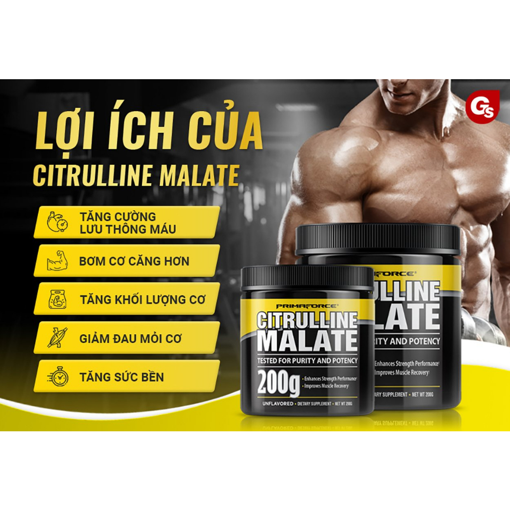 Bột PrimaForce Citrulline Malate  nhập khẩu Mỹ - Gymstore