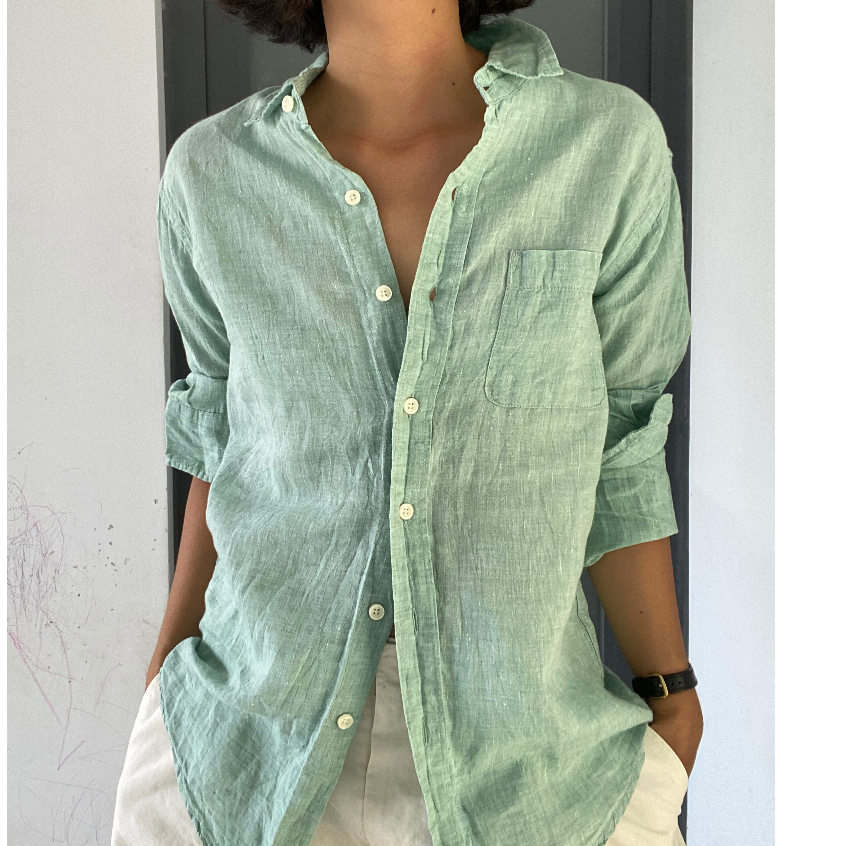 Sơ mi nữ Nhật - sơ mi unisex - sơ mi secondhand - sơ mi linen - sơ mi mùa hè - sơ mi nam