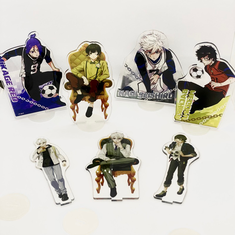 [15CM] Mô hình standee mica, tranh kính acrylic trưng bày nhân vật anime Blue Lock cực ngầu