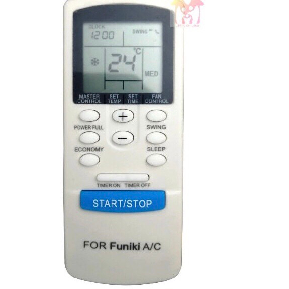 Điều khiển điều hòa Funiki-Remote máy lạnh Funiki Star/ Stop
