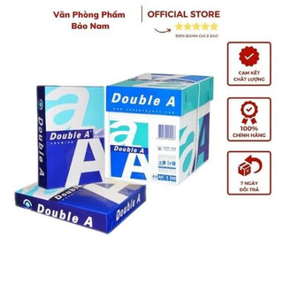 Giấy in double a a4 80gsm - 500 tờ 1 tập - giấy phù hợp với hầu hết các loại máy in.