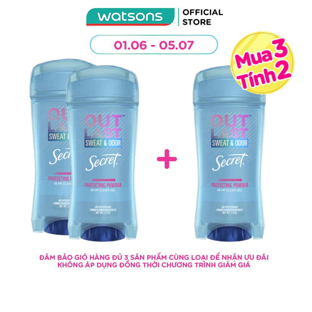 Gel Khử Mùi Secret Outlast Protecting Powder Dành Cho Nữ 73g