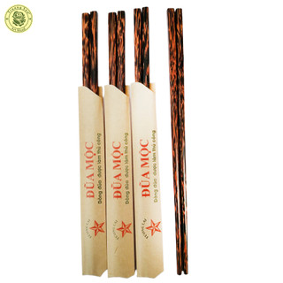 Đũa Gỗ Dừa - Mộc (05 Đôi / Vỉ), Đồ Gỗ Nhà Bếp Thương Hiệu Trường Sơn