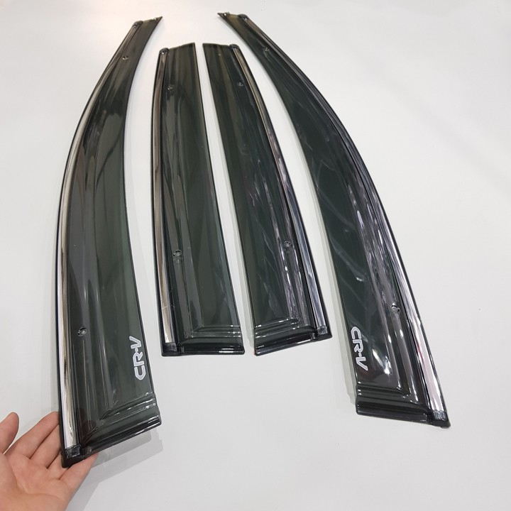 Vè che mưa xe Honda CRV 2007 - 2023 chỉ mạ crom cao cấp, vừa khít 4 cánh cửa
