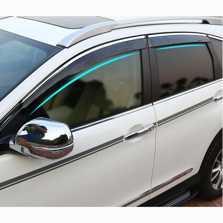 Vè che mưa xe Honda CRV 2007 - 2023 chỉ mạ crom cao cấp, vừa khít 4 cánh cửa