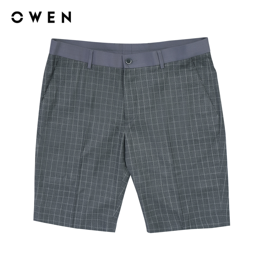 OWEN - Quần short Trendy Ghi chất liệu TR/Spandex - SW20229