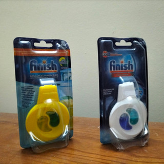 Tinh dầu treo khử mùi máy rửa chén Finish mới nhất giúp cho máy rửa bát không còn mùi khó chịu sau khi rửa.