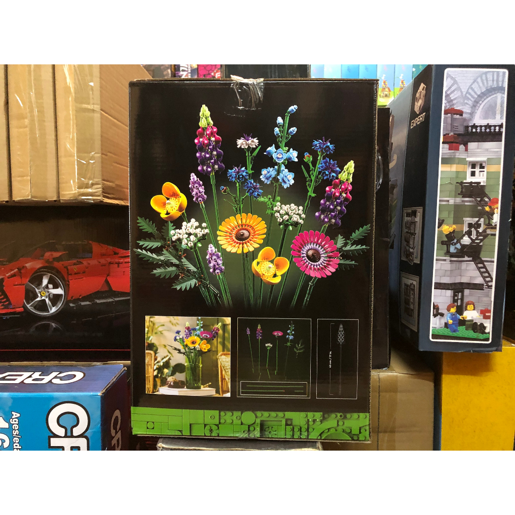 Xếp Hình 10313 Leji 99033 Bó Hoa Gió Trưng Bày 939 Mảnh