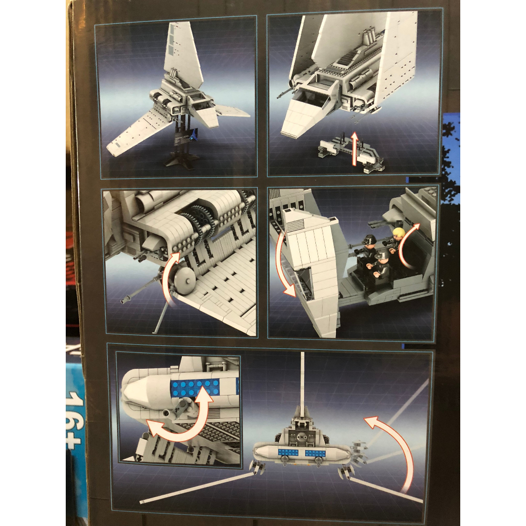 Xếp Hình Star Wars Mk 91888 Tàu Chiến Đấu Của Hoàng Đế 2503 Mảnh