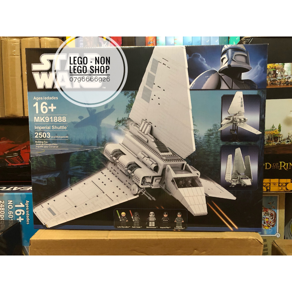 Xếp Hình Star Wars Mk 91888 Tàu Chiến Đấu Của Hoàng Đế 2503 Mảnh