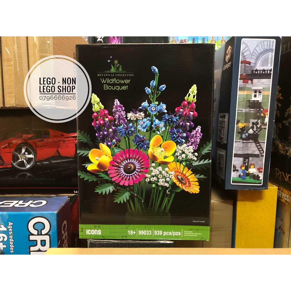 Xếp Hình 10313 Leji 99033 Bó Hoa Gió Trưng Bày 939 Mảnh