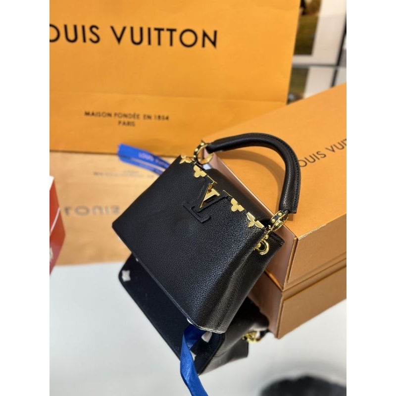 Túi nữ LV capu mini charm da bò sz21cm fullbox vip nam châm
