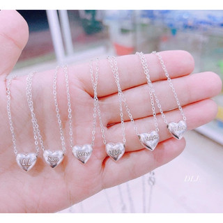Dây tim khắc tên theo yêu cầu bạc ta siêu hot HHJ