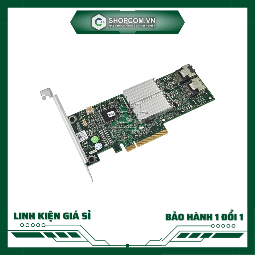 [BH 12 THÁNG 1 ĐỔI 1] Card raid Dell H310 dùng cho ổ cứng SAS SATA 6Gbps linh kiện chính hãng Shopcom