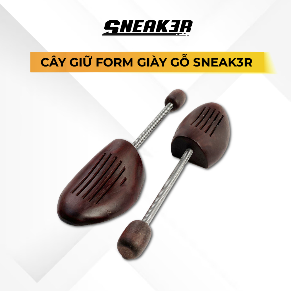 Cây giữ form giày gỗ linh hoạt Shore Tree bảo vệ dáng giày da SNEAK3R