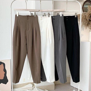 Quần baggy cạp liền lưng cao 2 khuy mã 457