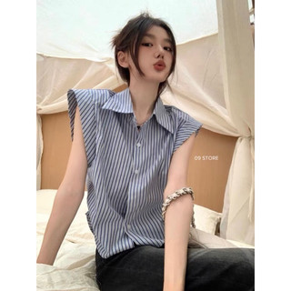 Áo sơ mi kẻ sọc basic by 09 STORE